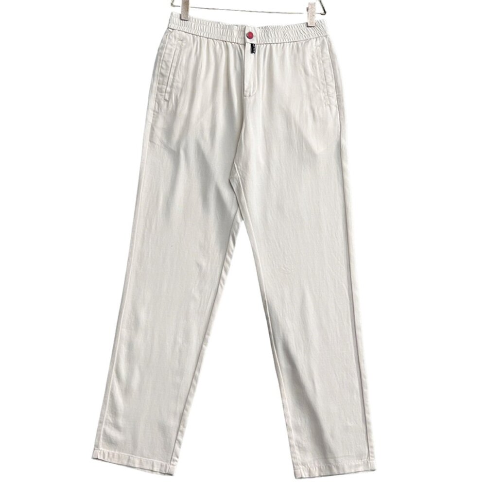 Kiton White Casual Trousers